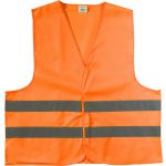 Fényvisszaverő biztonsági mellény, narancs, M (6541-07M)