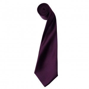 Colours szatn nyakkend, Aubergine (sl)