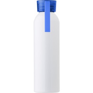 Alumínium palack, 650 ml, fehér/világoskék (vizespalack)