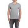 Gildan SoftStyle frfi V-nyak pl, RS Sport Grey