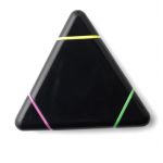 Háromszög alakú szövegkiemelő, műanyag, fekete (1052-01)
