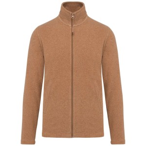 Kariban Falco cipz�ras mikropol�r pul�ver, Camel Heather