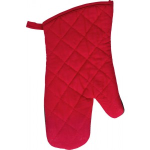 Pamut ednyfog keszty, piros (konyhai textil)