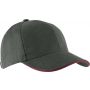 Kup Orlando 6 paneles sapka, Dark Grey/Yellow, U