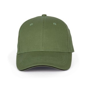 Kup Orlando 6 paneles sapka, Matcha Green/Black, U (sapka)