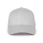 Kup Orlando 6 paneles sapka, Snow Grey/Dark Grey, U