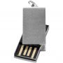 Mini Rotate fm pendrive, ezst (raktri)