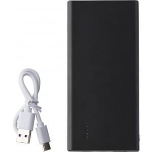 Nasir alumnium powerbank, 10 000 mAh, fekete (powerbank)