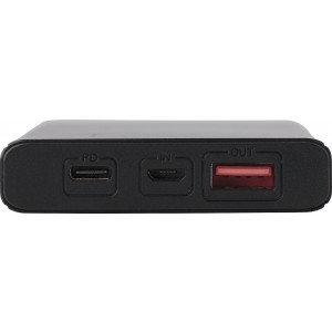 Nasir alumnium powerbank, 10 000 mAh, fekete (powerbank)