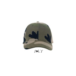 Sols Buffalo 6 paneles baseballsapka, Camo (sapka)