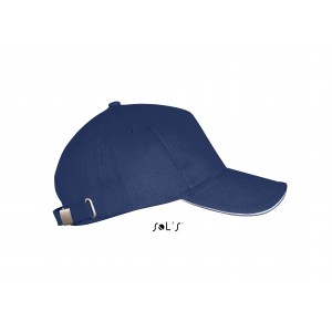 Sols Long Beach 5 paneles sapka, French Navy/White, U (sapka)