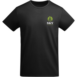Roly Breda frfi organikus pamut pl, Solid black (T-shirt, pl, 90-100% pamut)
